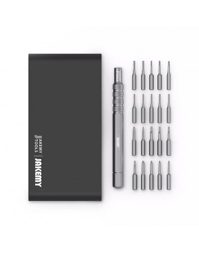 Комплект отвертка и накрайници Jakemy JM-8170, 20 Части, S2, Черен - 17641