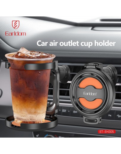 Универсална стойка за чаша Earldom ET-EH305, За автомобил, Черен - 17893