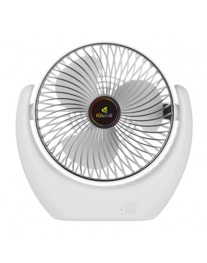 Преносим вентилатор Kisonli F105, 2000mAh, Различни цветове - 15056
