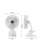 Преносим вентилатор Kisonli F104, 1200mAh, Различни цветове - 15055