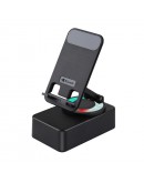 Тонколона със стойка за телефон Kisonli M2, Bluetooth, USB, RGB, Различни цветове - 22274