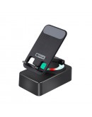 Тонколона със стойка за телефон Kisonli M1 Plus, Bluetooth,  USB, RGB, Различни цветове - 22273