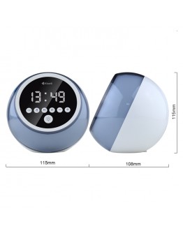 Тонколона Kisonli Q6C, Bluetooth, SD, FM, RGB, Бял - 22283