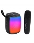 Тонколона Kisonli LED-805, Bluetooth, USB, SD, AUX, FM, Черен - 22316