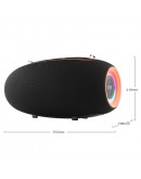 Тонколона Kisonli K8, Bluetooth, USB, SD, AUX, RGB, Черен - 22296