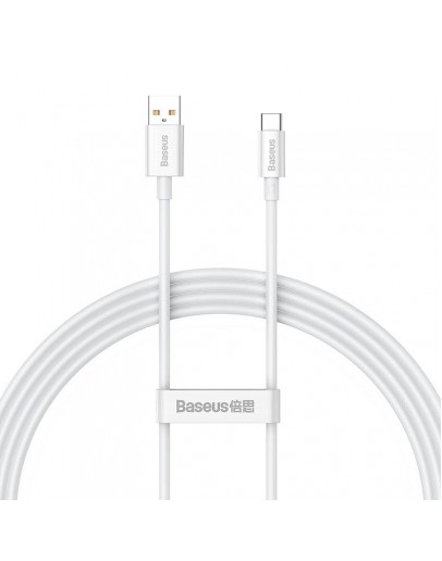 Кабел за данни Baseus Superior, Type-C, 100W, 1.5m, Бял - 40451