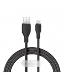 Кабел за данни Baseus Pudding, Lightning, 1.2m, Черен - 40429