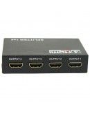 Сплитер от HDMI към 4 HDMI , със захранване - 18263