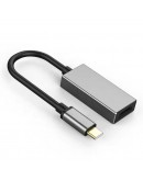 Преходник DeTech, USB-C - HDMI (F), 4K, 30Hz, Сив - 17834
