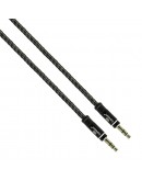 Аудио кабел, Earldom AUX04, 3.5mm жак, М/М, 1.0м, Различни цветове - 14152