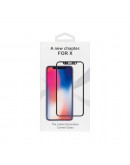 Стъклен протектор за целия дисплей No brand, за iPhone X / XS / 11 Pro, 5D, 0.3 mm, Бял - 52374