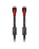 Кабел DeTech HDMI - HDMI M/М, 5m, С оплетка и ферит -18020