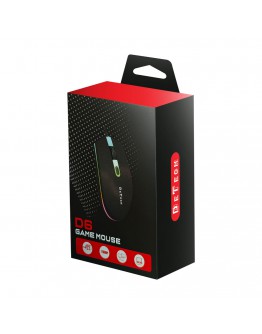 Мишка DeTech D6, Оптична, Черен - 775