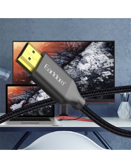 Кабел Earldom ET-W26 HDMI - HDMI, 5м., 4K, С оплетка, Черен - 18386