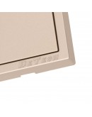 Електрически ключ димер DeTech DE-9227-71, 200W, С рамка, Мат, За вграждане, IP20, Златист - 75128