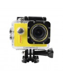 Водоустойчива екшън камера No brand ECM-SJ4000W4B, 12 Mp, Full HD, 140°, Жълт - 91069