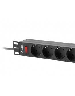 Lanberg power distribution unit (PDU) 19 1U 16A 9x