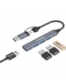 CANYON hub DS-02 4in1 USB-A/C