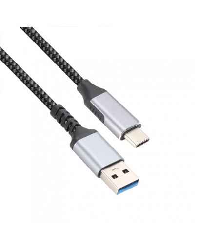 VCom Кабел USB 3.2 Gen2 Type-C / USB AM, 10Gbps, Black - CU401M-1m