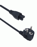 Захранващ кабел DeTech, За лаптоп, 5.0m, CEE 7/7 - IEC C13, High Quality - 18418