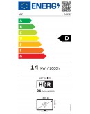 Монитор AOC 24B36X, 23.8 IPS WLED, 1920x1080@144Hz, 4ms Gt