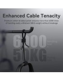 Vention Аудио Кабел Cotton Braided TRRS 3.5mm Male to 3.5mm F - 1.5m - Gold plated, Aluminum alloy - BHCBG