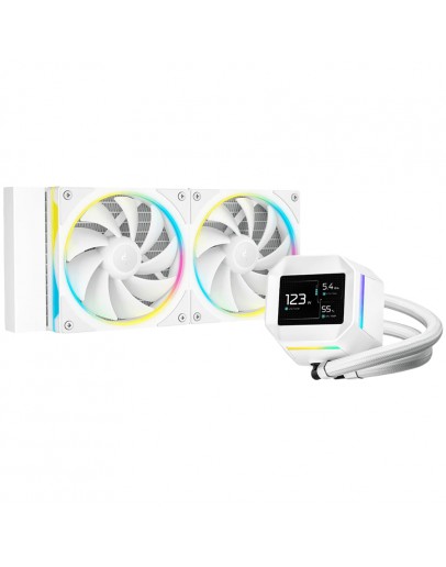 DeepCool LM240 WH, 240mm CPU Liquid Cooler, 2.4