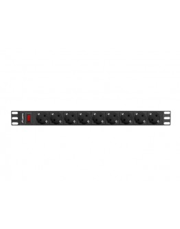 Lanberg power distribution unit (PDU) 19 1U 16A 9x
