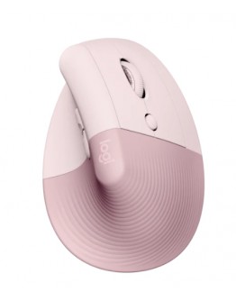 Logitech Lift Vertical Ergonomic Mouse - ROSE/DARK