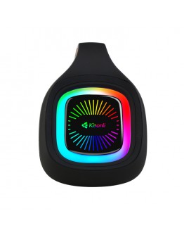 Тонколона Kisonli K12, Bluetooth, USB, SD, AUX, RGB, Черен - 22294