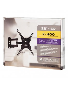 Стойка за телевизор No brand, За стена, С подвижно рамо, До 42
