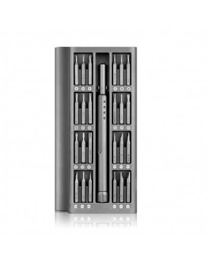 Комплект отвертка и накрайници Earldom ET-T01, 24 части, Черен - 40379