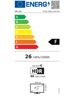 Монитор HP Series 7 Pro 27 4K Thunderbolt 4 Monitor - 727p