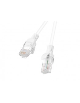 Lanberg patch cord CAT.5E 1m, white