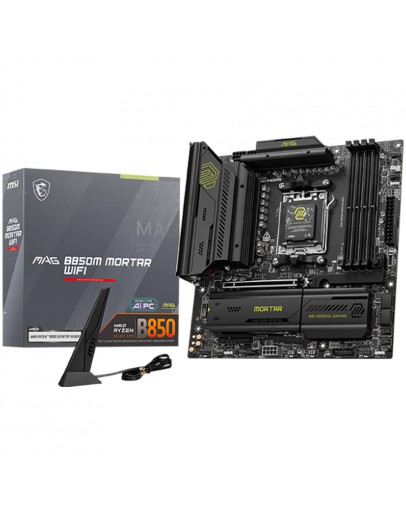 MSI B850M MORTAR WIFI, mATX, Socket AM5, 4x DDR5