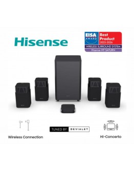 Hisense HT Saturn, 4.1.2Ch Sound Bar with Wireless