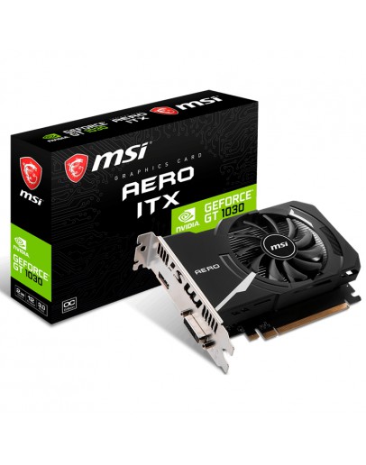 MSI Video Card NVidia GT 1030 AERO ITX 2GD4 OC