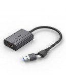 Vention адаптер Adapter USB-C/A to HDMI F - ACYHB