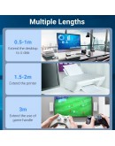 Vention Кабел USB 3.0  Extension AM / AF - 0.5M Black - CBHBD