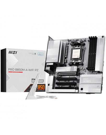 MSI PRO B850M-A WIFI PZ, mATX, Socket AM5, 4x