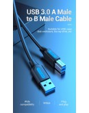 Vention Кабел USB 3.0 AM / BM - 0.5M Black - COOBD