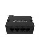 Lanberg Switch POE Extender DIN-GE4-BT-90W 1 x IN 