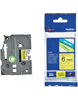 Brother TZe-611 Tape Black on Yellow