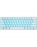 ROYAL KLUDGE RK61 White Gaming Keyboard Red switch
