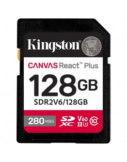 Kingston 128GB SDXC Canvas React Plus SDXC