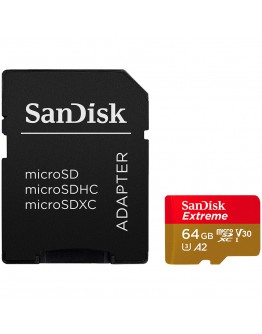 SANDISK Extreme microSDXC 64GB + SD Adapter + 1