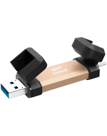 Silicon Power UC3S72 250GB, USB3.2 Gen2,DS72, Gold
