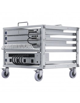 UniFi open frame 6U mobile rack, tool less
