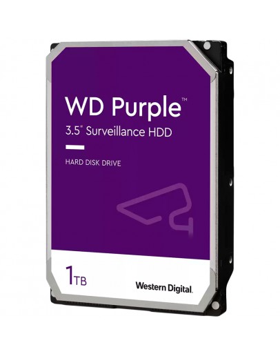HDD AV WD Purple (3.5'', 1TB, 64MB, 5400 RPM,