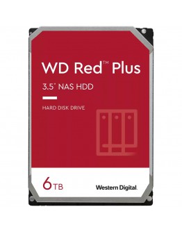 HDD NAS WD Red Plus (3.5'', 6TB, 256MB, 5400